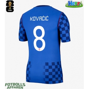 Kroatien Mateo Kovacic #8 Bortatröja VM 2026 Kortärmad